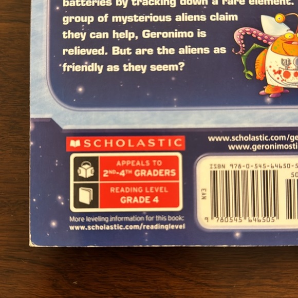 COPY - 🎁5/$10🎁Geronimo Stilton Spacemice Alien Escape, paperback, 2014 - Picture 3 of 8